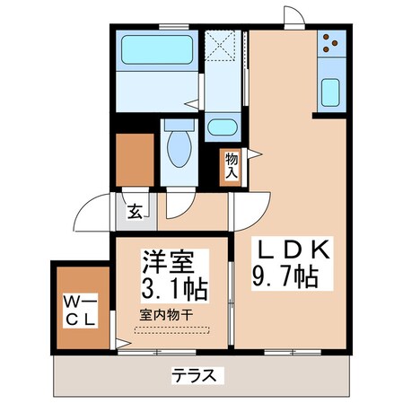 D・プレヴェイルⅡの物件間取画像